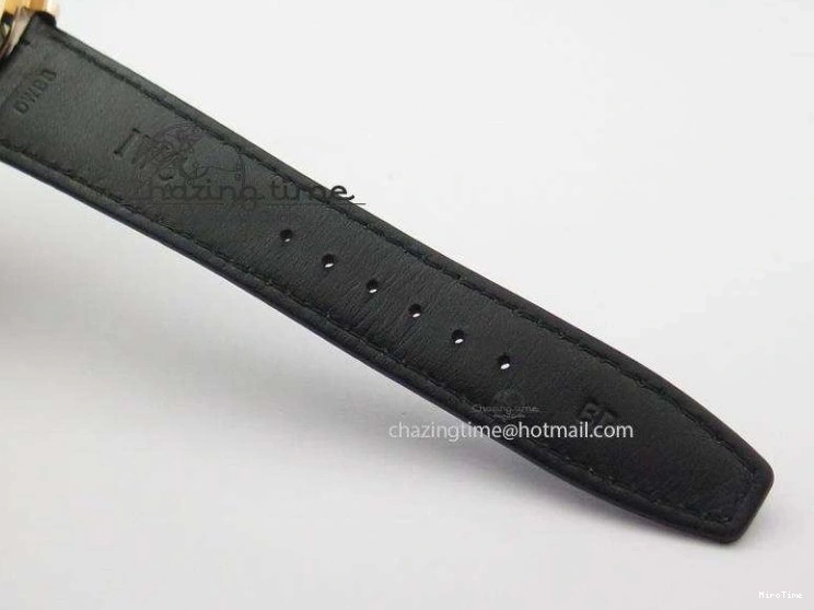 MIROTIME 0715 Portuguese Real PR RG IW5007 ZF 1:1 Best Edition Black Dial On Black Leather Strap A52010 V FreshLook 7304